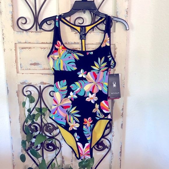 Spyder Other - Spyder one piece floral print swimsuit
